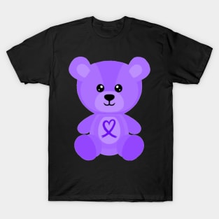 Purple Awareness Bear T-Shirt